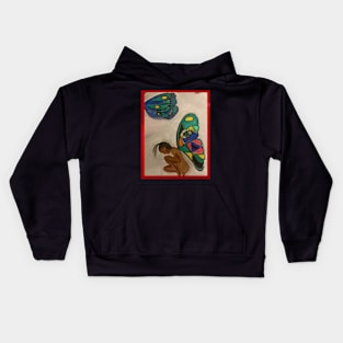 Mother with wings Kids Hoodie